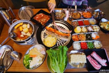 [ 阿豬媽韓式烤肉ｘ火鍋吃到飽] 西門町美食推薦   韓式烤肉火鍋雙享受