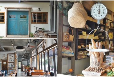 [宜蘭 奶油麵包礁溪店]藍色大門裡的南法鄉村風氛圍  主打手工麵包 早午餐 寵物友善餐廳