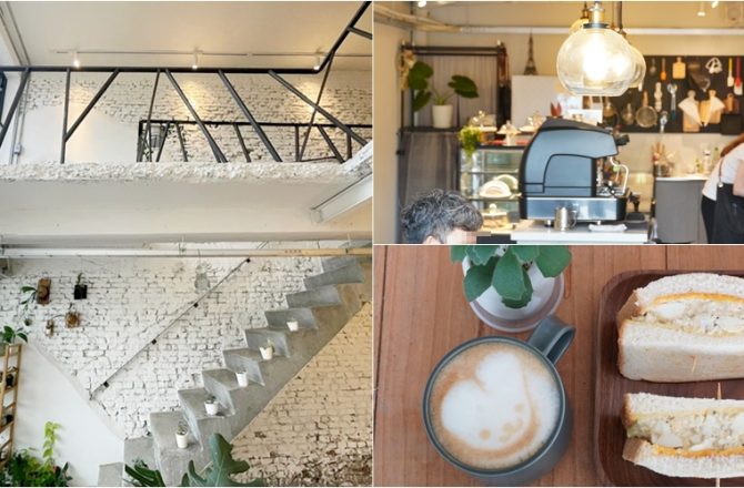 [M&Y cafe]這間超神祕!隱身新莊輔大附近白色玻璃屋咖啡館 ，廢墟系森林屋超夢幻!小熊咖啡、甜點好治癒。